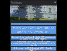 Tablet Screenshot of crs-chomutov.cz